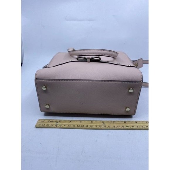 Kate Spade Unique Studded Bow Pink Leather Cross Body Bag - Picture 2 of 9